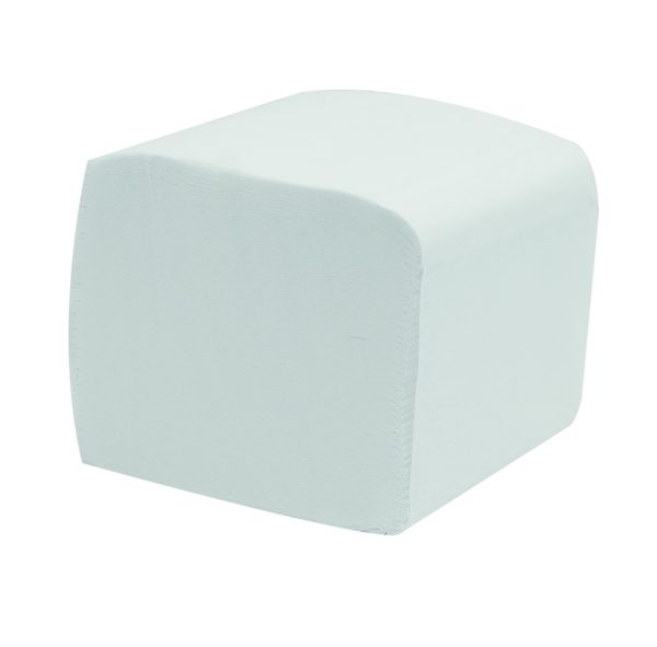 1000 PAPIER TOILETTE PLIÉ OUATE BLANC ÉCOLABEL carton de 36 paquets de 250F