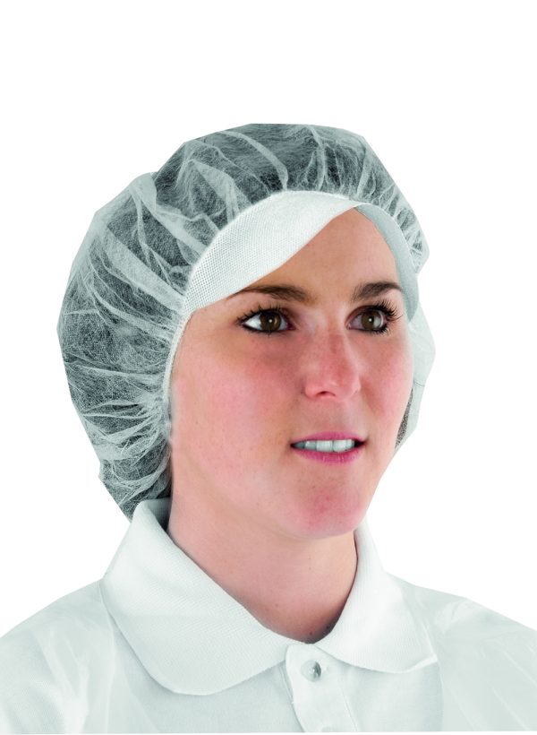 10871 CHARLOTTE A VISIÈRE BLANC  sachet de 100 u