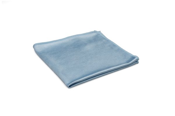 09131 SERVIETTE MICROFIBRE TOP-VITRES BI-FACES BLEU 40x40