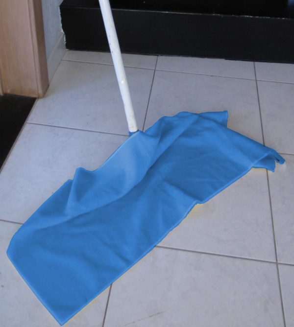 09160 SERPILLIÈRE MICROFIBRE TRICOT-LUXE BLEU 40x80