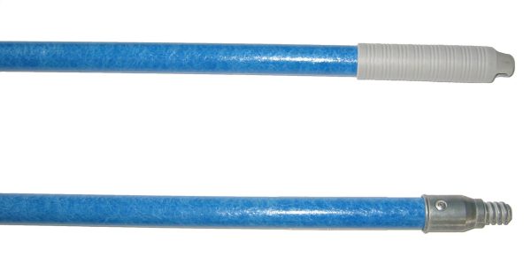 0922 MANCHE 140 cm FIBRE DE VERRE BLEU Embout en Métal