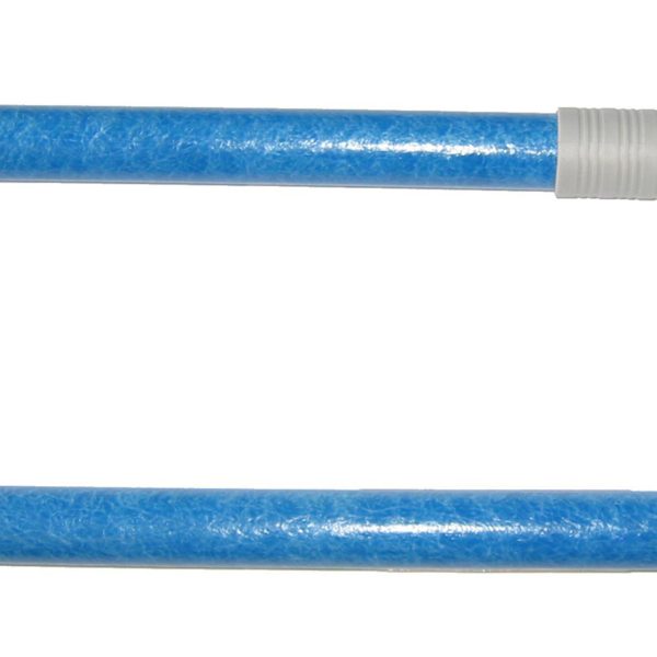 0922 MANCHE 140 cm FIBRE DE VERRE BLEU Embout en Métal