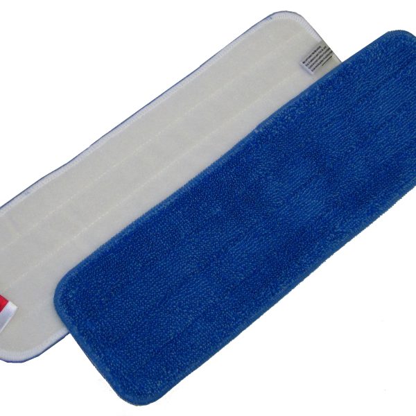 09521 FRANGE MICROFIBRE BLEU à velcro 60 cm
