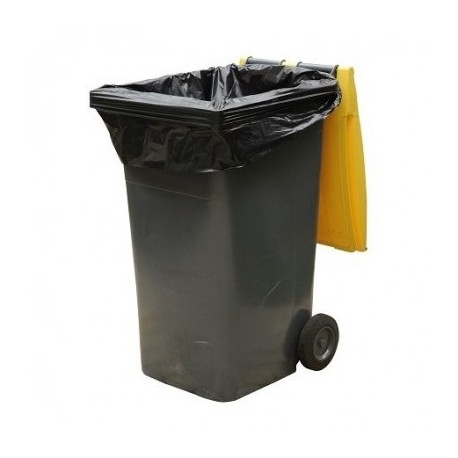 535 SAC POUBELLE CONTENEUR 120 L NOIR 30 microns carton de 100
