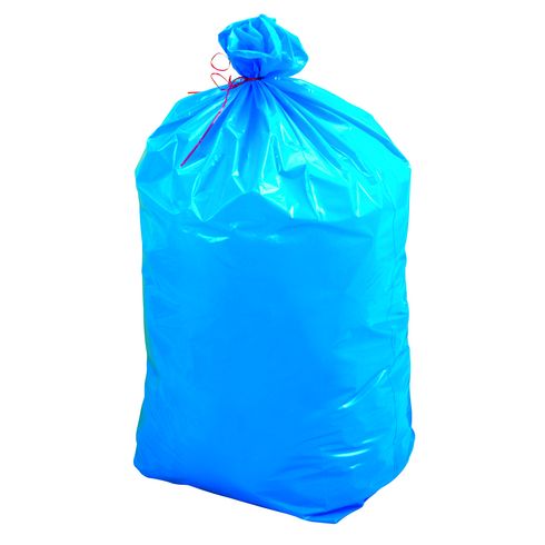 5272 SAC POUBELLE 130 L BLEU 35 microns carton de 200