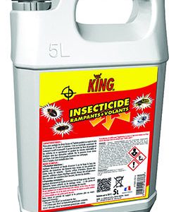 15095 LAQUE INSECTICIDE VOLANTS ET RAMPANTS KING bidon 5 litres