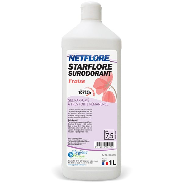 18A65 STARFLORE SURODORANT FRAISE Flacon 1 L