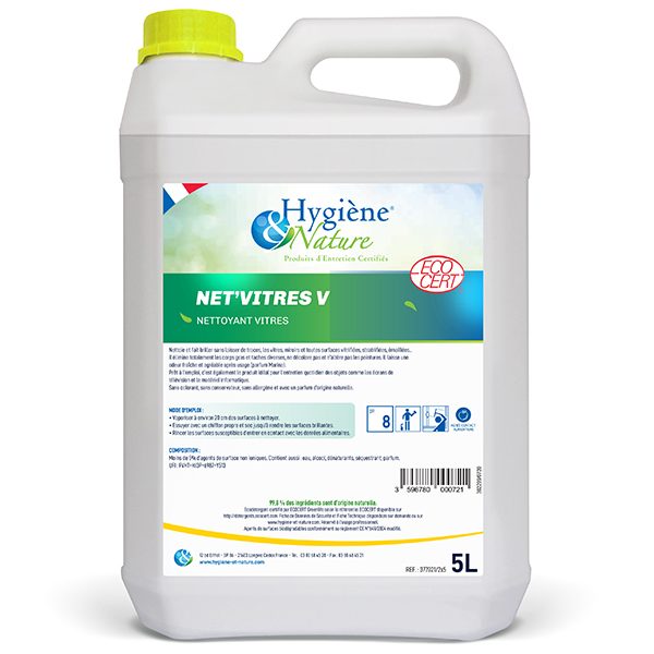 18A85 NET' VITRES V Écologique bidon 5 L