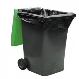 537 SAC POUBELLE CONTENEUR 330 L NOIR 30 microns carton de 100