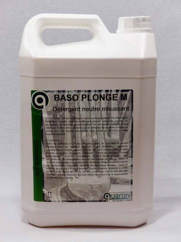 36091 BASO PLONGE M Liquide vaisselle manuel concentré bidon 5 kg