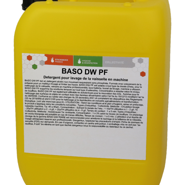 36166 BASO DW PF Lavage Vaisselle Machine Toutes eaux bidon 21 kg