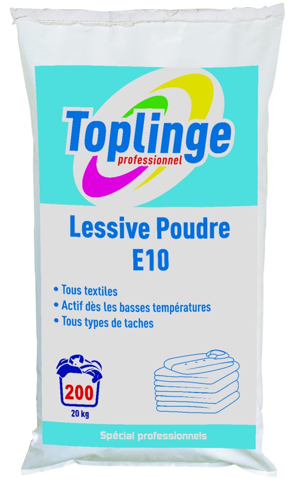 42109 LESSIVE POUDRE LINGE E10 sac 20 kg