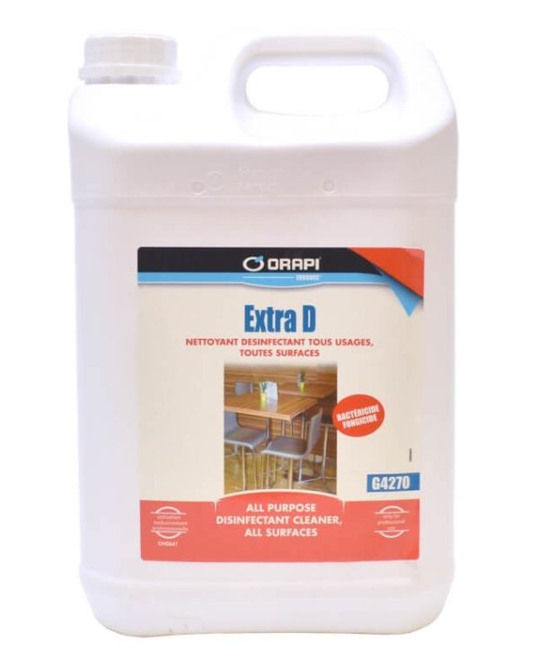 429835 EXTRA D Nettoyant Désinfectant Toutes Surfaces Virucide bidon 5 L