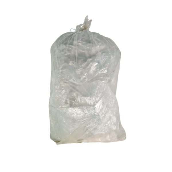 5284 SAC POUBELLE 130 L TRANSPARENT 35 microns carton de 200