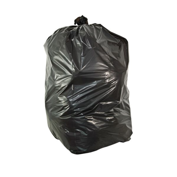 527  SAC POUBELLE 130 L NOIR 40 microns carton de 200