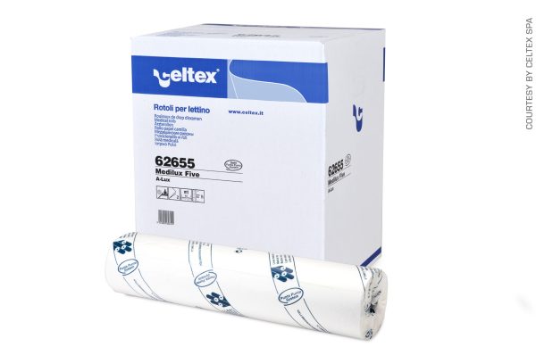 4024 DRAPS D'EXAMEN ÉCOLABEL GAUFRÉS Celtex 50x38 cm colis 9 rouleaux