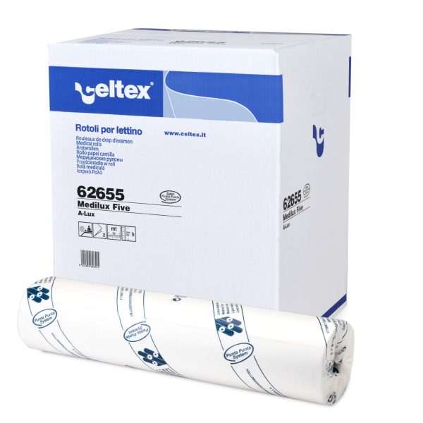 4024 DRAPS D'EXAMEN ÉCOLABEL GAUFRÉS Celtex 50x38 cm colis 9 rouleaux
