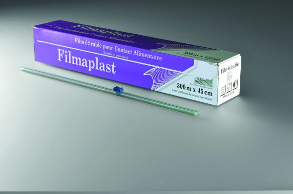 25002 Film Étirable Alimentaire 45cmx300m Boite Distributrice ZipCup