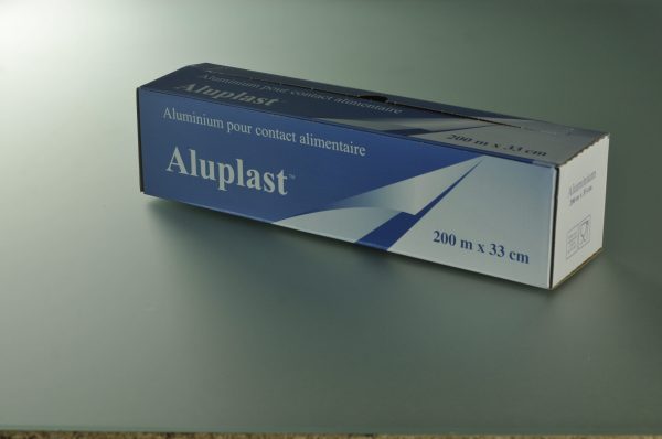25003 Papier Aluminium Alimentaire 33cmx200m Boite Distributrice