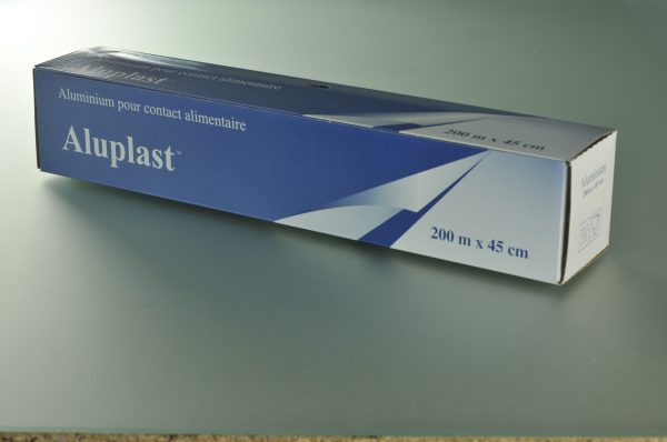 25004 Papier Aluminium Alimentaire 45cmx200m Boite Distributrice
