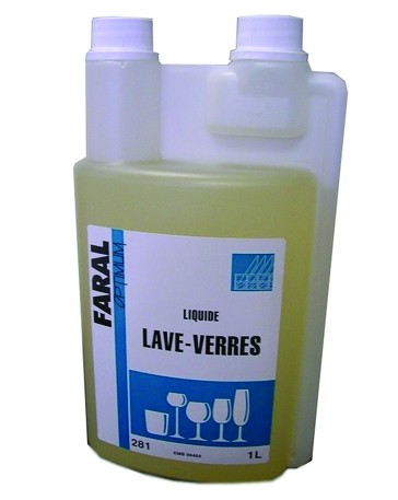02615 LAVE-VERRES MACHINE FARAL 281 bidon 5 L
