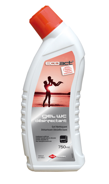 02971 Ecoact' Gel WC Désinfectant  flacon 750 ml