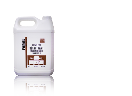 02661 FARAL OPTIMUM 301 détartrant lave vaisselle bidon 5 L