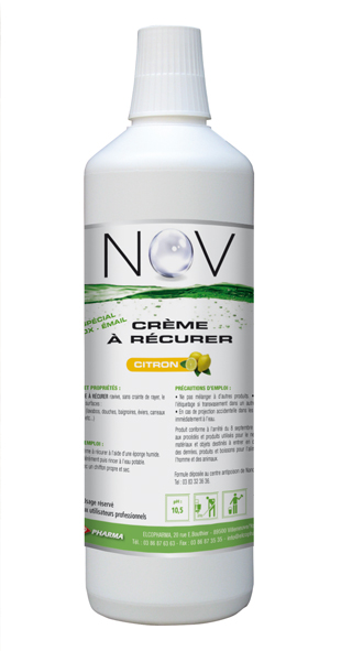 0214 NOV'CRÈME À RÉCURER flacon de 1 L