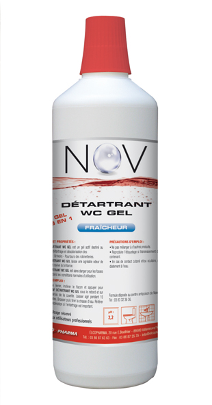 0216 NOV DÉTARTRANT WC GEL flacon 1 l