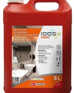 0218K1 IDOS ACIDOBAC Nettoyant Détartrant Désinfectant Virucide bidon 5 L