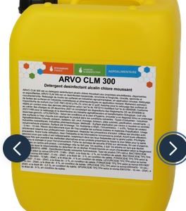 3601 ARVO CLM 300 Détergent Désinfectant Alcalin Moussant  bidon 22 kg