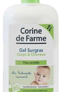 124315 GEL CORPS et CHEVEUX Corine de Farme Flacon 1 L